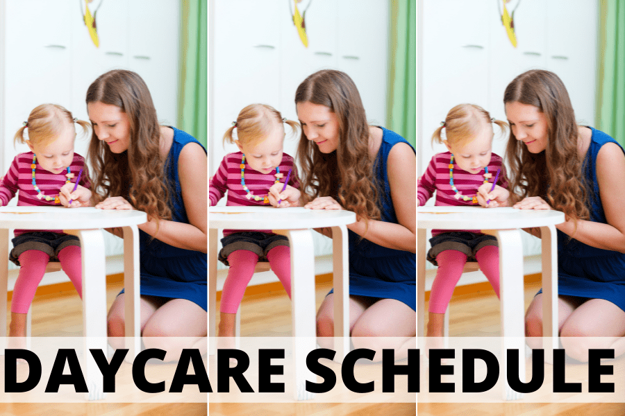 daycare schedule daycare schedule