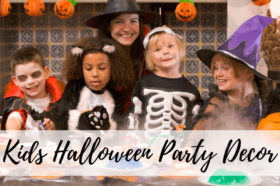 kids halloween party decor