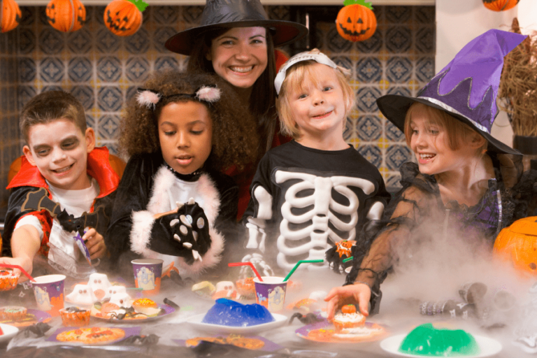 kids halloween party decor