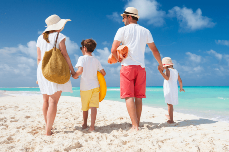 beach themed gift basket