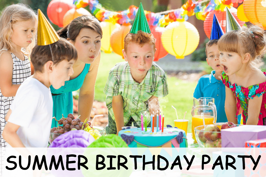 summer birthday party