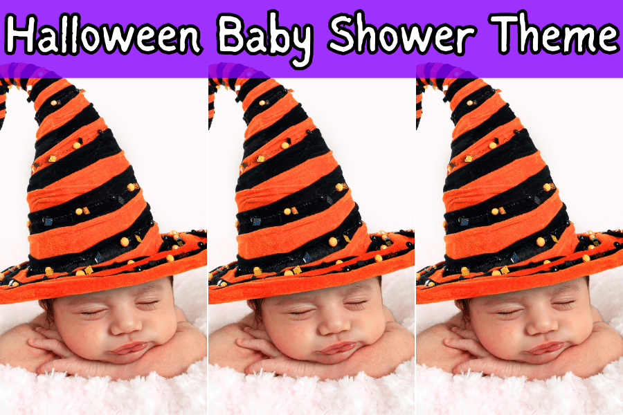 Halloween baby shower theme
