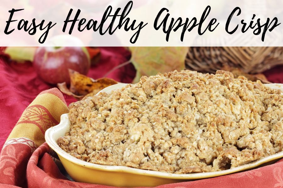 easy healthy apple crisp