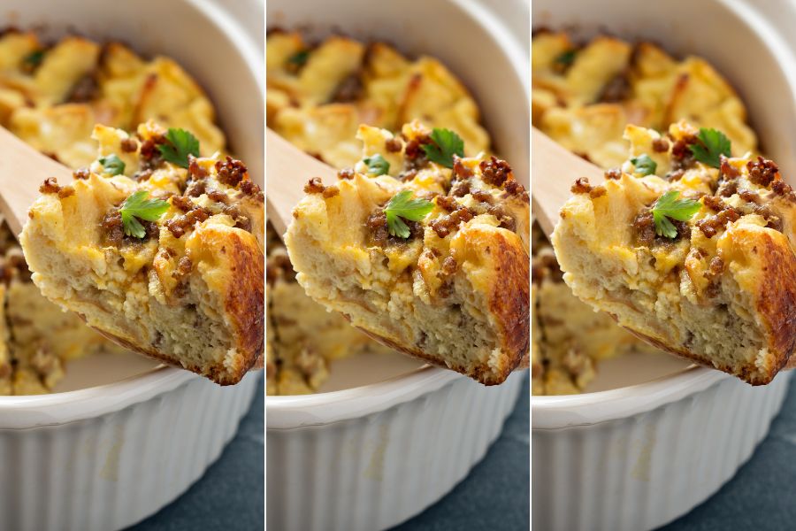 Easy Egg Bake Recipe - Blessed With Four