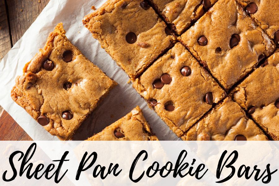 sheet pan cookie bars