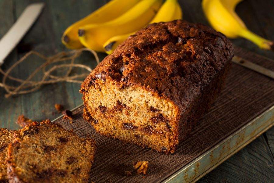 easy chocolate chip banana bread recipe