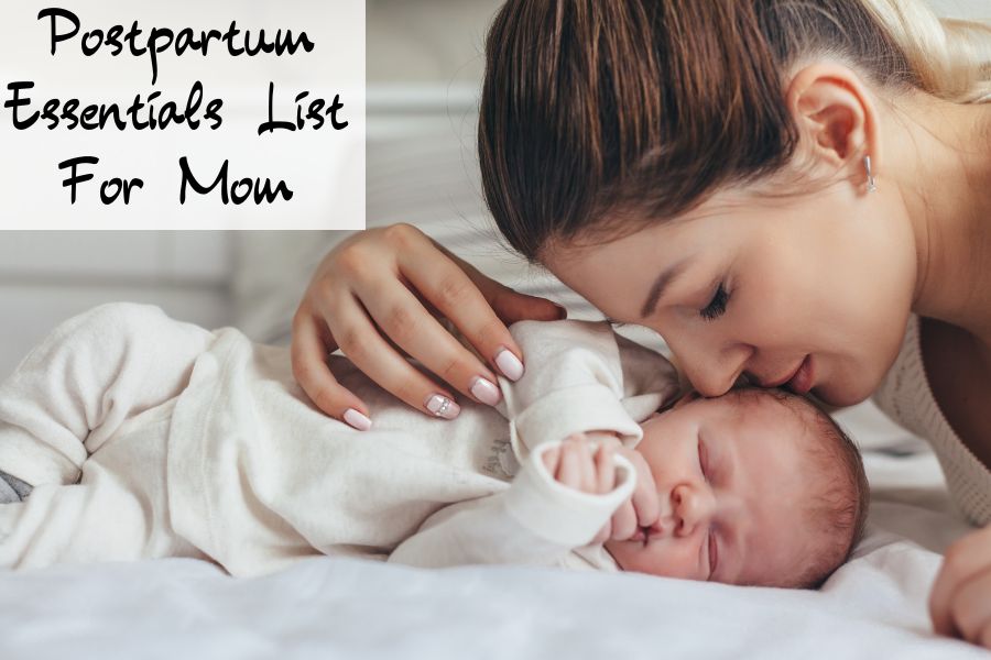 postpartum essentials list for mom