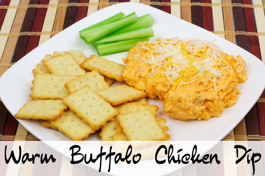 warm buffalo chicken dip