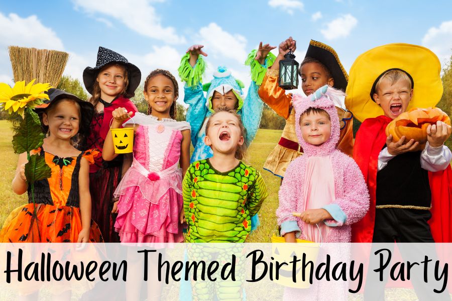 Halloween themed birthday party