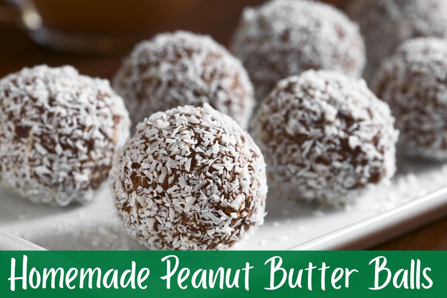 homemade peanut butter balls